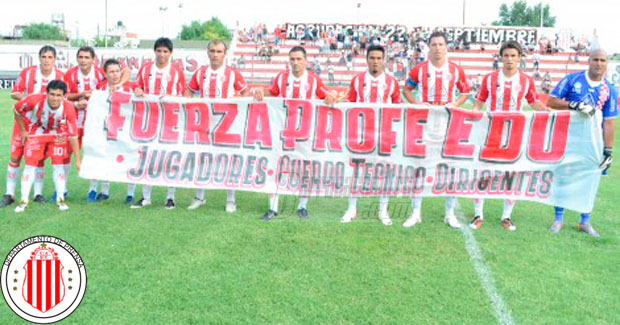 El apoyo del equipo a Eduardo Gonzalez